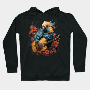 Cockatoo Playing Guitar Hoodie